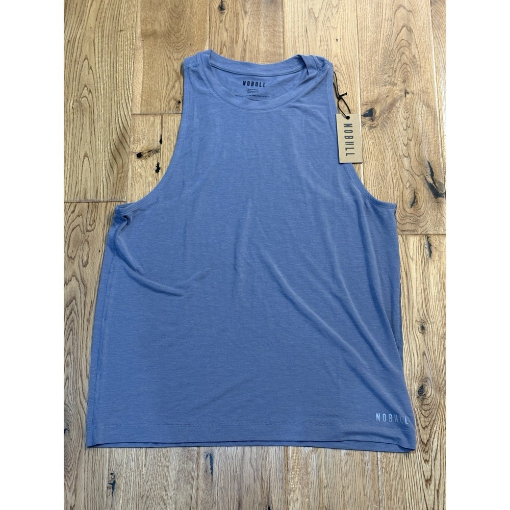 Nobull Women's Racerback Muscle Tank New With Tags Gray/Purple Medium